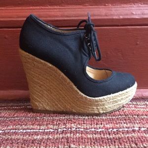 Aldo lace up espadrilles